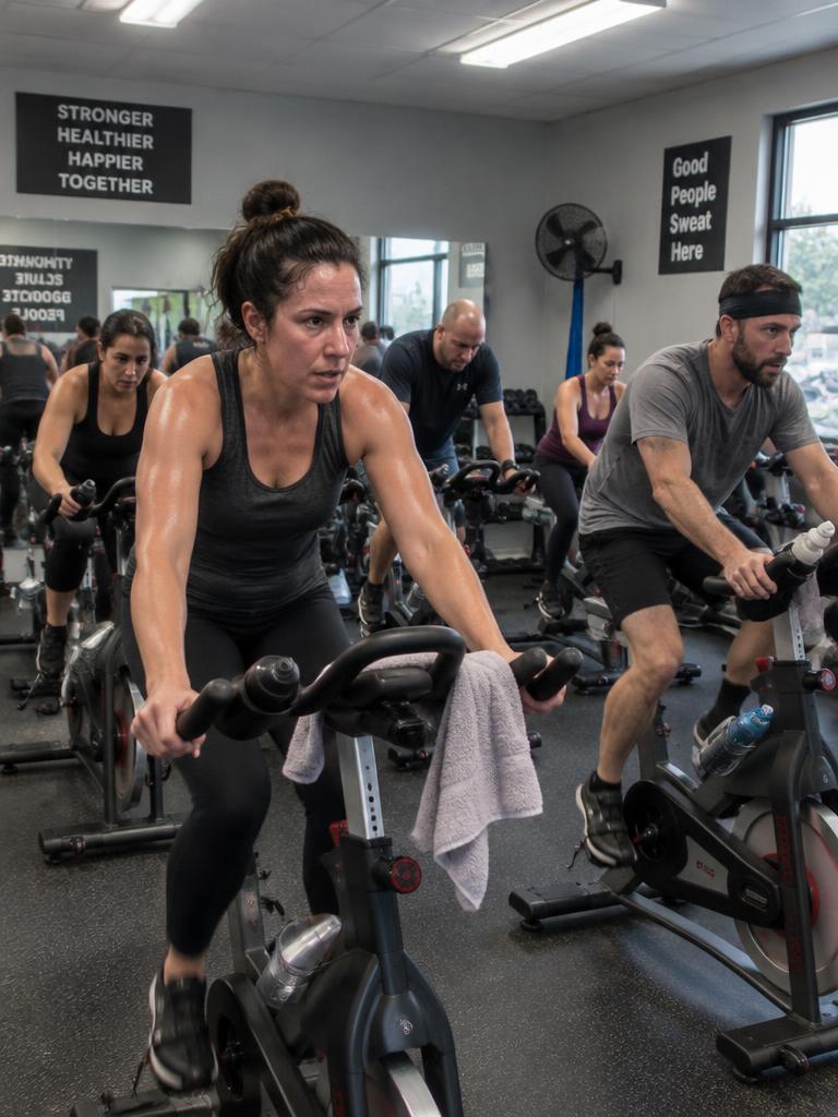 Cours Cycling au Fitness Club