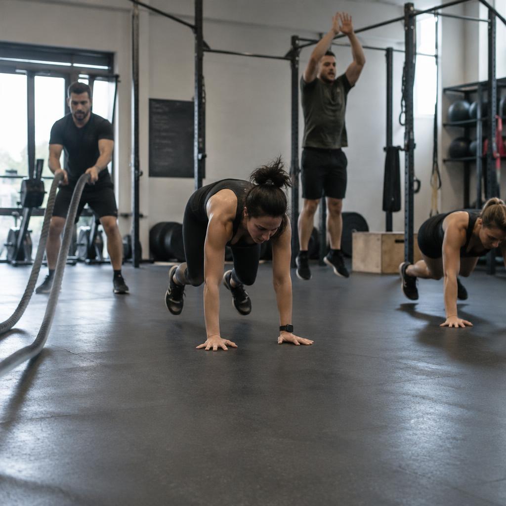 Cours HIIT au Fitness Club